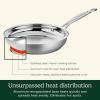 imageCuisinart 72236H Chefs Classic 14Inch Helper Handle Skillet Stainless SteelStainless Steel