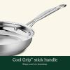 imageCuisinart 72236H Chefs Classic 14Inch Helper Handle Skillet Stainless SteelStainless Steel