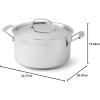 imageCuisinart 74424 Chefs Classic Stainless Stockpot with Cover 6QuartSilver6Quart