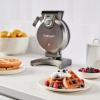 imageCuisinart Belgian Waffle Maker Vertical Iron Silver WAFV100P1Silver
