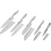 imageCuisinart C5510PWM Ceramic Coated Knife Set with Blade Guard Sheaths 10 Piece Set in Faux MarbleWhite Marble