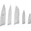 imageCuisinart C5510PWM Ceramic Coated Knife Set with Blade Guard Sheaths 10 Piece Set in Faux MarbleWhite Marble