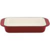 imageCuisinart CI113624CR Chefs Classic Enameled Cast Iron 14Inch RoastingLasagna Pan Cardinal Red