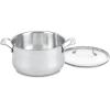 imageCuisinart Contour Stainless 6Quart Saucepot with Glass CoverSilver