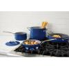 imageCuisinart Culinary Collection 12Piece Pots and Pans Set PURELYCERAMIC Nonstick BlackSapphire