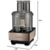 imageCuisinart Food Processor 14Cup Vegetable Chopper for Mincing Dicing Shredding Puree ampamp Kneading Dough Stainless Steel DFP14BCNYUmber