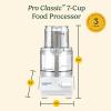 imageCuisinart Food Processor 14Cup Vegetable Chopper for Mincing Dicing Shredding Puree ampamp Kneading Dough Stainless Steel DFP14BCNYWhite