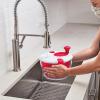 imageCuisinart Large Salad Spinner 5Qt  Vegetable ampamp Fruit Salad Washing Bowl with Strainer Quick Prep Spinner for Salad Greens Lettuce Fruits ampamp Vegetables CTG00SASRed