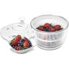 imageCuisinart Large Salad Spinner 5Qt  Vegetable ampamp Fruit Salad Washing Bowl with Strainer Quick Prep Spinner for Salad Greens Lettuce Fruits ampamp Vegetables CTG00SASGloss White