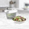 imageCuisinart Large Salad Spinner 5Qt  Vegetable ampamp Fruit Salad Washing Bowl with Strainer Quick Prep Spinner for Salad Greens Lettuce Fruits ampamp Vegetables CTG00SASGray