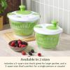 imageCuisinart Large Spin Stop Salad Spinner Wash Spin ampamp Dry Salad Greens Fruits ampamp Vegetables 5qt CTG00SAS13 Qt