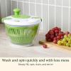 imageCuisinart Large Spin Stop Salad Spinner Wash Spin ampamp Dry Salad Greens Fruits ampamp Vegetables 5qt CTG00SAS13 Qt Pack of 4