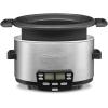imageCuisinart MSC400 3In1 Cook Central 4Quart MultiCooker Slow Cooker BrownSaute Steamer Silver4 Quarts