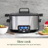 imageCuisinart MSC400 3In1 Cook Central 4Quart MultiCooker Slow Cooker BrownSaute Steamer Silver6 Quarts