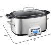 imageCuisinart MSC400 3In1 Cook Central 4Quart MultiCooker Slow Cooker BrownSaute Steamer Silver7 Quarts