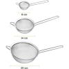 imageCuisinart Mesh Strainers 3 Count Pack of 1 Set CTG003MS SilverStrainers