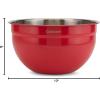 imageCuisinart Mixing Bowl Set Stainless Steel 3Piece CTG00SMBRed