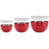 imageCuisinart Mixing Bowl Set Stainless Steel 3Piece CTG00SMBRed