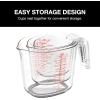 imageCuisinart Nesting Liquid Measuring Cups Clear 3Piece CTG003MC