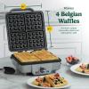imageCuisinart WAF300P1 Belgian Waffle Maker with Pancake Plates Brushed StainlessSquare