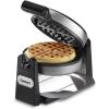 imageCuisinart WAFF10P1 Round Belgian Waffle Maker with Extra Deep 1Inch NonStick Coated Waffle Grid Stainless Steel