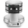 imageCuisinart WAFF20P1 Waffle Maker Double Belgian Round Makes 2Belgian Waffles at a Time with Extra Deep 1Inch Waffle Pockets Stainless Steel