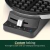 imageCuisinart WMRCAP2 Round Classic Waffle Maker Brushed StainlessSilverRound Waffle