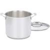 imageCuisinart 12Quart Stockpot wLid Chefs Classic Collection Silver 76626AP112Quart