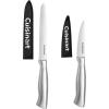 imageCuisinart 2Piece Utility Pairing Stainless Steel Knife Set includes 55quot Serrated Utility and 35quot Pairing Knife