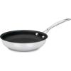 imageCuisinart 72218NS Chefs Classic Stainless Nonstick 7Inch Open Skillet SilverStainless Steel