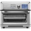 imageCuisinart Air Fryer Toaster Oven Digital Display 1800 Watt Air Fryer Toaster Oven Combo with Adjustable Temperature and Controls Stainless Steel Small Kitchen Appliance TOA65Silver06 cu ft interior