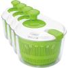 imageCuisinart Large Spin Stop Salad Spinner Wash Spin ampamp Dry Salad Greens Fruits ampamp Vegetables 5qt CTG00SAS13 Qt Pack of 4