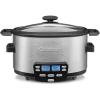 imageCuisinart MSC400 3In1 Cook Central 4Quart MultiCooker Slow Cooker BrownSaute Steamer Silver4 Quarts