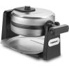 imageCuisinart WAFF10P1 Round Belgian Waffle Maker with Extra Deep 1Inch NonStick Coated Waffle Grid Stainless Steel