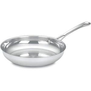 imageCuisinart 42230H Contour Stainless 12Inch Open Skillet with Helper Handle SilverSilver