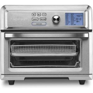 imageCuisinart Air Fryer Toaster Oven Digital Display 1800 Watt Air Fryer Toaster Oven Combo with Adjustable Temperature and Controls Stainless Steel Small Kitchen Appliance TOA65Silver06 cu ft interior