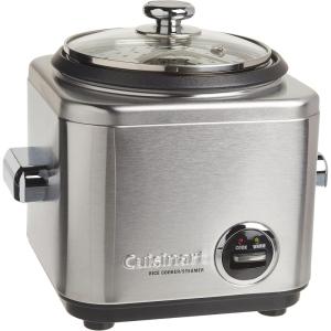 imageCuisinart CRC400P1 4 Cup Rice Cooker Stainless Steel Exterior4Cup