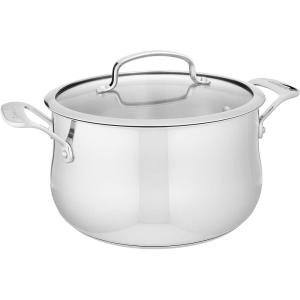 imageCuisinart Contour Stainless 6Quart Saucepot with Glass CoverSilver