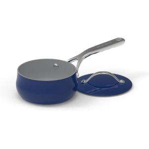 imageCuisinart Culinary Collection Nonstick 1 Qt Saucepan  Cover TealSapphire