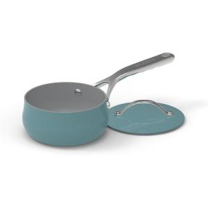 imageCuisinart Culinary Collection Nonstick 1 Qt Saucepan  Cover TealTeal