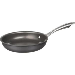 imageCuisinart DSA2220 Anodized Nonstick 8Inch BlackStainless Steel DishwasherSafeHard Open SkilletOpen Skillet