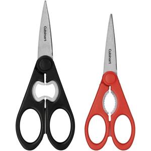 imageCuisinart Shears 8 Inch Kitchen Scissors Black7Inch Red and 8Inch Black
