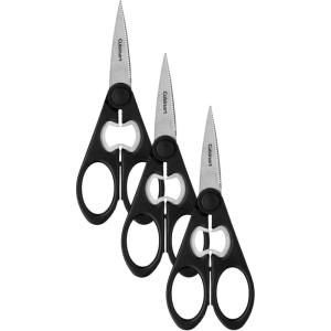 imageCuisinart Shears 8 Inch Kitchen Scissors Black8Inch Pack of 3