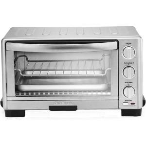 imageCuisinart TOB1010 Toaster Oven Broiler 787quotD x 1586quotW x 1177quotH  Stainless Steel