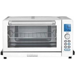 imageCuisinart TOB135N Deluxe Convection Toaster Oven Broiler Brushed Stainless SilverWhite