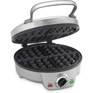 imageCuisinart WAF300P1 Belgian Waffle Maker with Pancake Plates Brushed StainlessRound