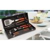 imageCuisinart 10Piece Premium Grilling Set Grill Accessories Stainless Steel BBQ Tools Storage Tote for Spatula Tongs Grill Brush and More Perfect for BBQ Cookouts Camping Tailgates