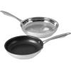 imageCuisinart 11Piece Cookware Set Professional Stainless Steel 8911Silver