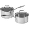 imageCuisinart 11Piece Cookware Set Professional Stainless Steel 8911Silver