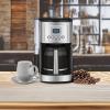 imageCuisinart 14Cup Coffee Maker Programmable PerfecTemp Glass Carafe Coffee Machine with 14 Cup Setting Brew Strength Control and Brew Pause Stainless Steel DCC3200NASBlackSilver